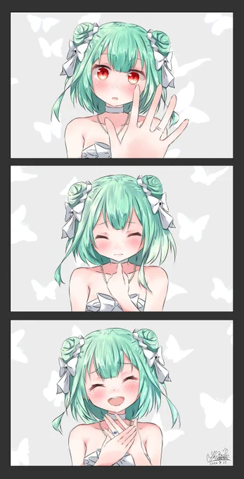 るーちゃん・・・
#絵クロマンサー 
#潤羽るしあ 