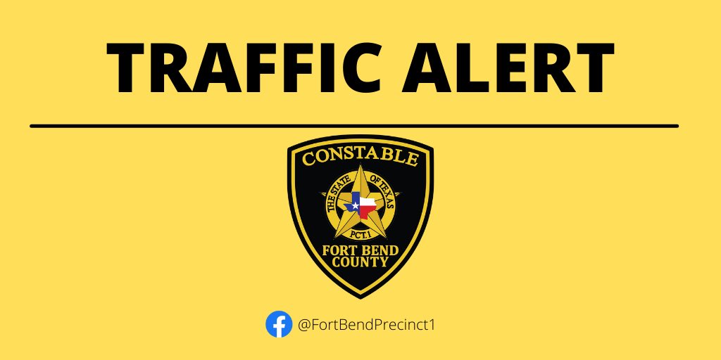 FortBendPct1's tweet photo. Major crash: FM 1489 approx 1/4 mile south of FM 1093. 18-wheeler rollover. Pls use an alternate route. 1140 #HouTraffic #Simonton https://t.co/HRw76wRg5y
