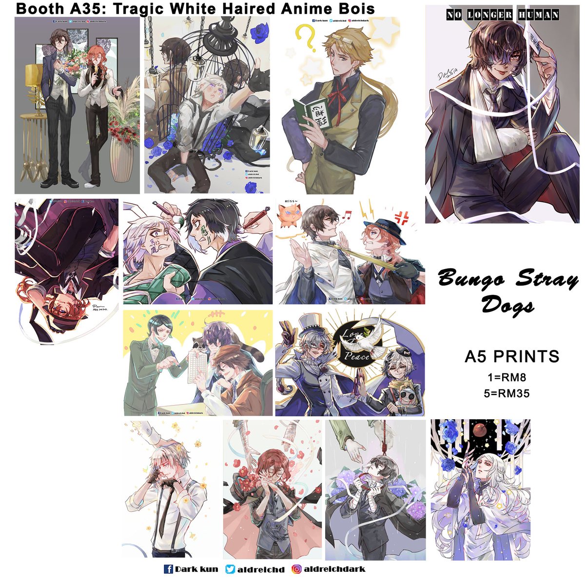 Animangaki catalogue Part 6/7
Retweets are most welcome~thanks!
#animangaki2022 #amg2022 #arknights #bungostraydogs #bsd #bsdbeast #bungoustraydogsbeast #BungouStrayDogs #sskk #skk #soukoku