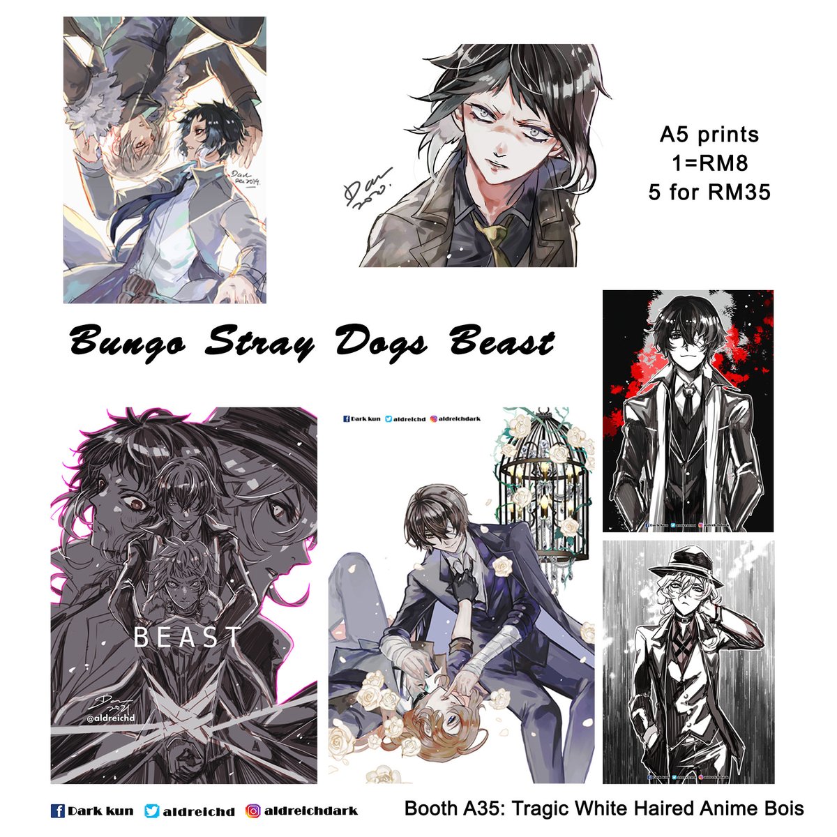Animangaki catalogue Part 6/7
Retweets are most welcome~thanks!
#animangaki2022 #amg2022 #arknights #bungostraydogs #bsd #bsdbeast #bungoustraydogsbeast #BungouStrayDogs #sskk #skk #soukoku