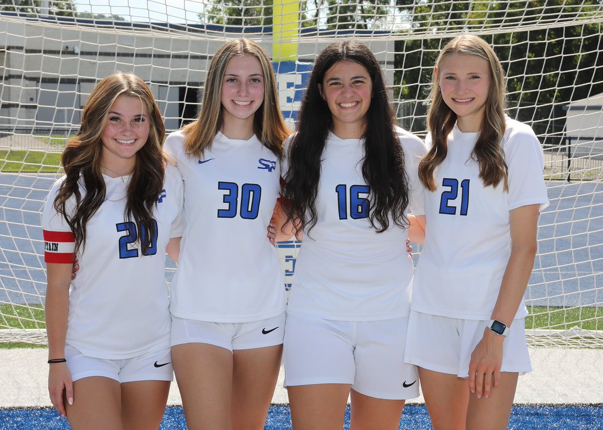 SouthParkSocce3's tweet photo. Congratulations to this year’s Lady Eagle Captains!!  Jaycee Lingren, Tori Latona, Amara Battista and Cassondra O’Connor.                                                Photo courtesy of M&amp;M Photography https://t.co/lCVvPoG15L