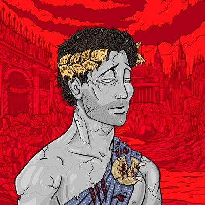 Lennyonsol's tweet photo. #NewProfilePic

@DeGodsNFT All. Time. High. 

$DUST Running. 

What a beautiful day for Lennius, God of Hell, to rise🔥🔥🔥 https://t.co/JDTKHpt6UY