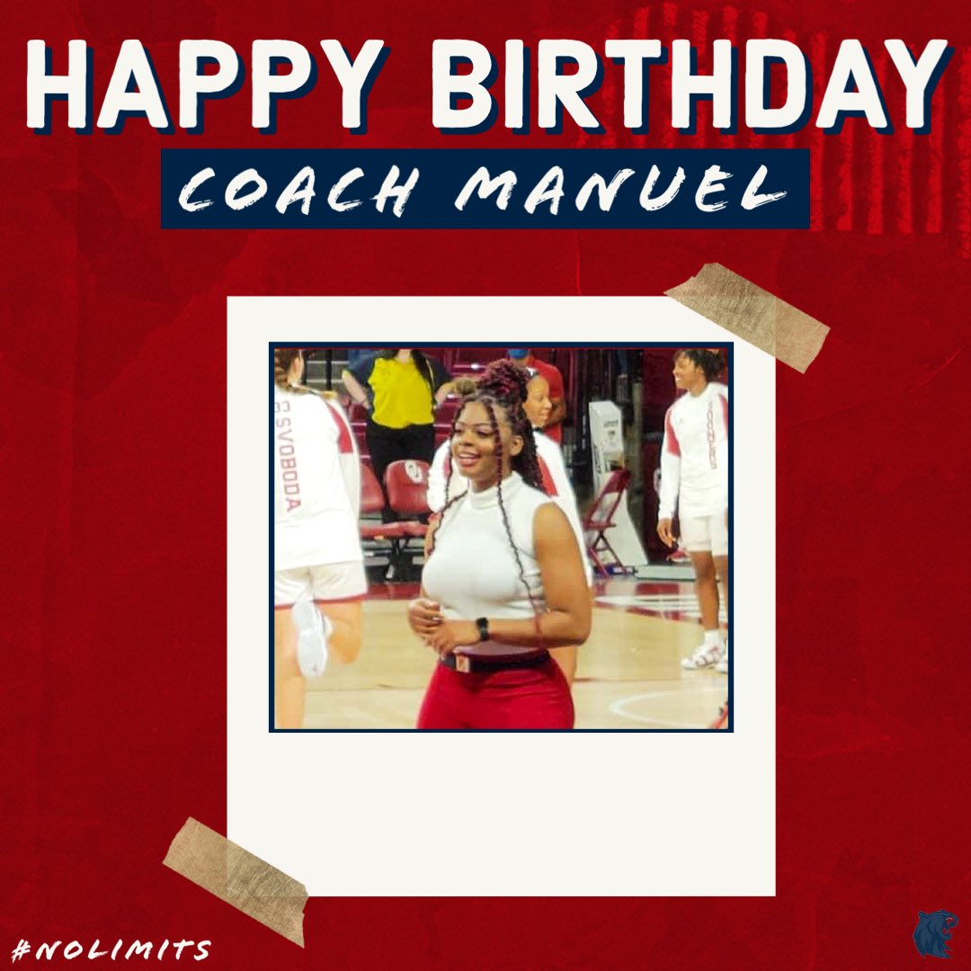 rsuwbb's tweet photo. It’s @Coach_TyManuel birthday today 🥳🎂

Help us wish our Assistant Coach a very 🄷🄰🄿🄿🅈 🄱🄸🅁🅃🄷🄳🄰🅈

#rsuwbb | #NoLimits https://t.co/gNoWaalXBC