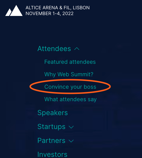 OliverF_G's tweet photo. Top tip for #conference organisers. Add a 'convince your boss' section to your website - it makes the endless business cases a whole lot easier. Props @WebSummit 👏

#community #vc #events #startups #marketing https://t.co/CsBaHLTuKm