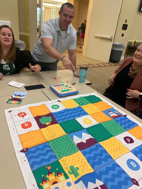 StemWloo's tweet photo. We are thrilled to be back for a school year full of wonder, learning, and exploring!  During the summer, teachers explored coding with SPIKE, the Cubetto robot, Finch Robots, drones, and so much more. We can't wait to share and learn with all students! @WaterlooSchools #BeBold https://t.co/EEuqVvQ9Bb