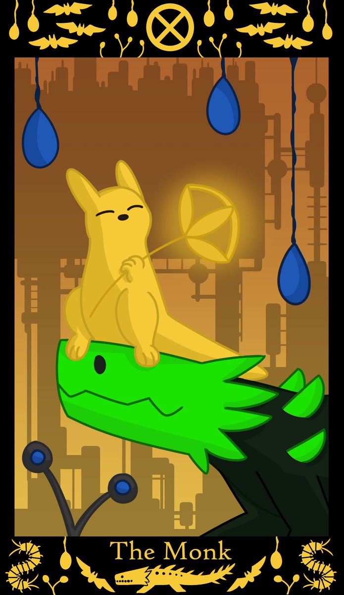 Azinith_'s tweet photo. we keep going? the monk #Rainworld #DrawTheSlugcats (?) https://t.co/ZjpDlccwXr