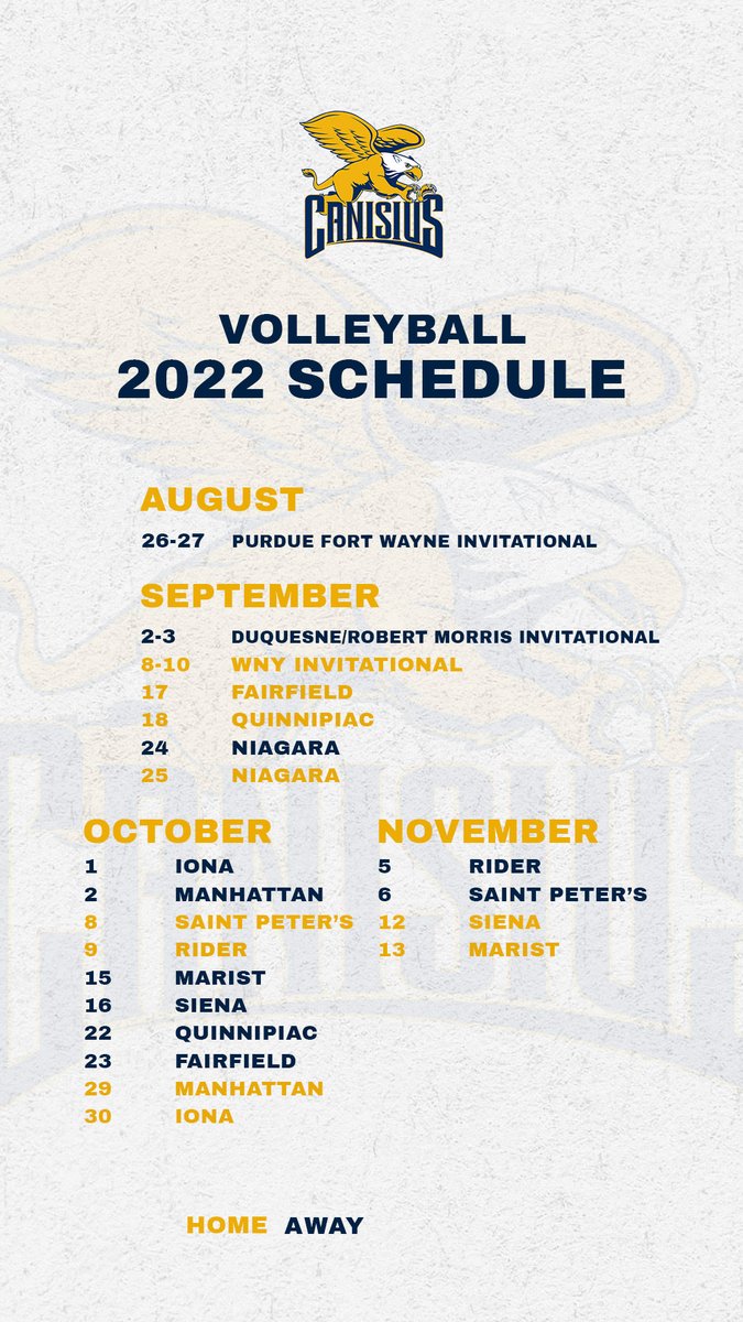 GriffVolleyball's tweet photo. Get your phones ready for the season! 📲🗓

#Griffs | #WallpaperWednesday https://t.co/9uaTsUr4TT