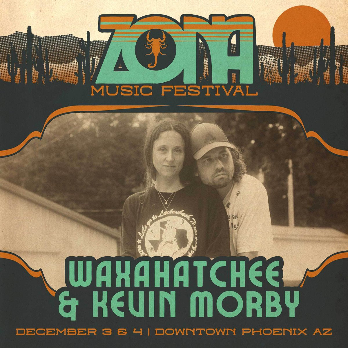 Catch Waxahatchee and @kevinmorby at @ZONAmusicfest this December in Downtown Phoenix, AZ zonamusicfest.com