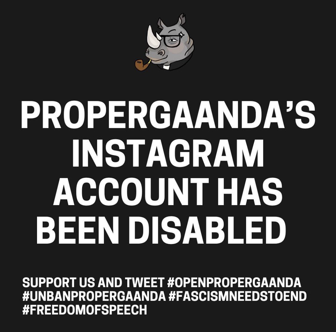 reformistan's tweet photo. @propergaanda has been disabled by @instagram. This is extremely unfair, unreasonable &amp; an unacceptable violation of free speech. PG is one of the very few Pakistani media outlets that provides an inclusive take on news, both in Pakistan &amp; abroad. https://t.co/EnZqpaVJOd