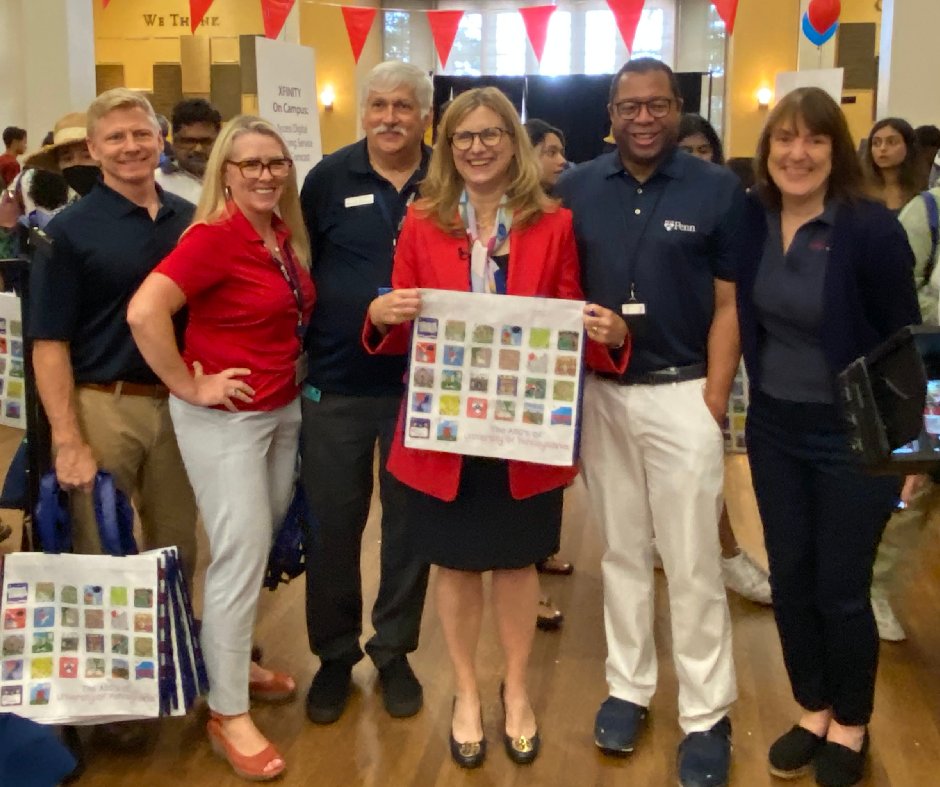 CampusExpress's tweet photo. We are excited to welcome Liz Magill to #PennCampusExpress!   

Did you get one for the wall during move in - like this one?  💼  Post it and tag Campus Express and @PennRes with hashtags #LivePenn #Penn26 for your chance to win one of several hot-ticket items. 😎 https://t.co/0IR5TTM5WG