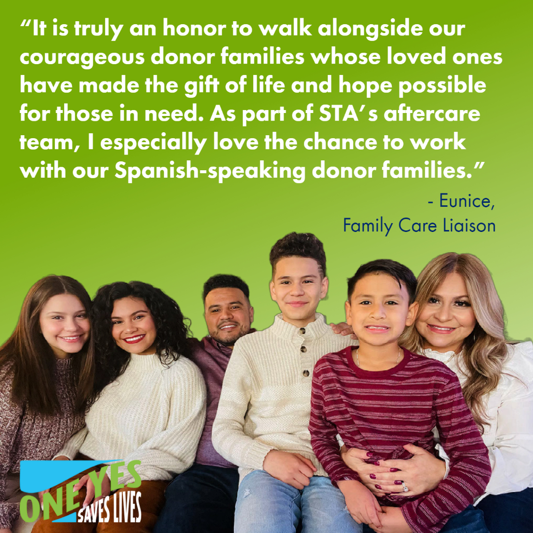 SWTransplant's tweet image. One of our amazing Family Care Liaisons, Eunice, finds meaning in serving heroic donor families of all cultures and backgrounds, proving that the gift of #1YES is for everyone. Thank you, Eunice! #NMDAM