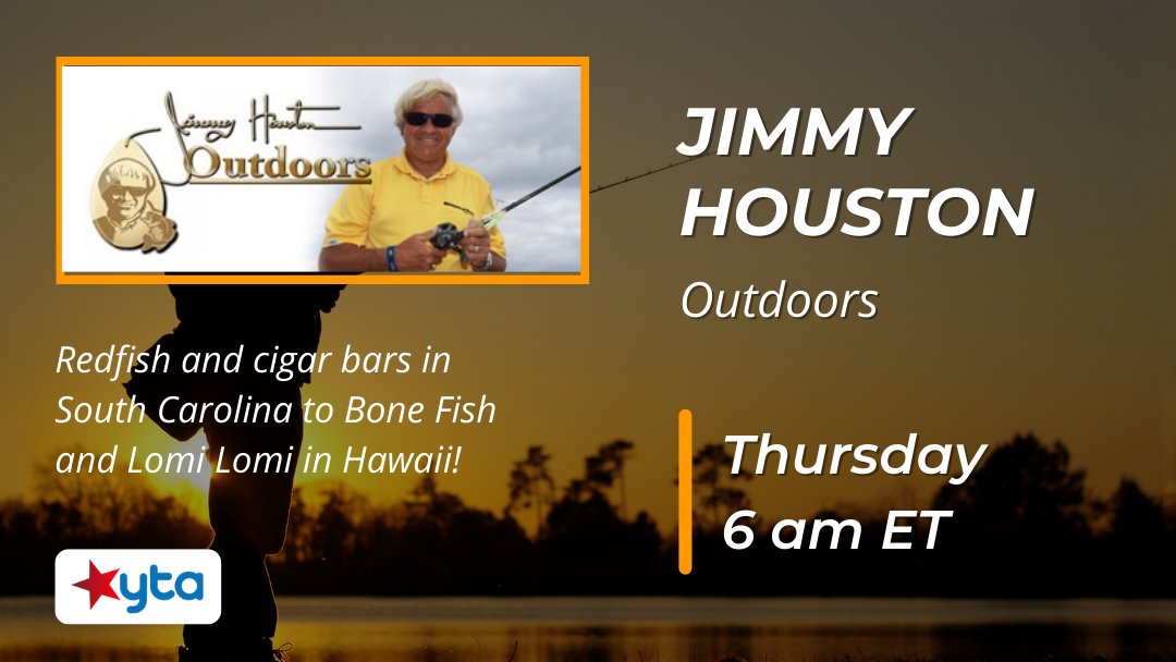 Jimmy Houston, Americas Favorite Fisherman, is in his 45th year on national television. For 20 years, Jimmy Houston Outdoors consistently ranked as the #1 outdoors show on ESPN. Watch Jimmy on Thursdays 6am ET on YTA TV! @JimmyHouston #interview #fisherman #fishing