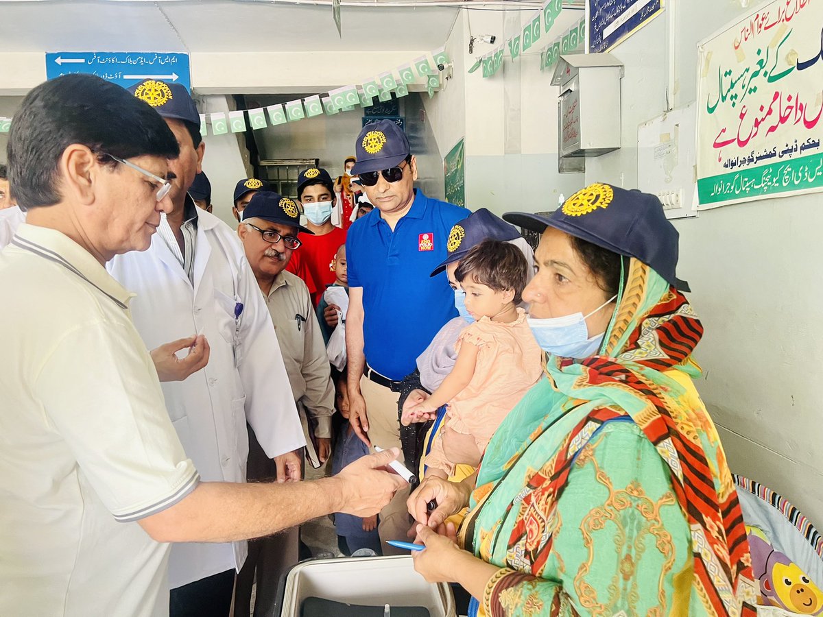 Rotary3272Pak's tweet photo. Polio NIDS activity by Rotary club RURYILA. https://t.co/pdsdloNK3b