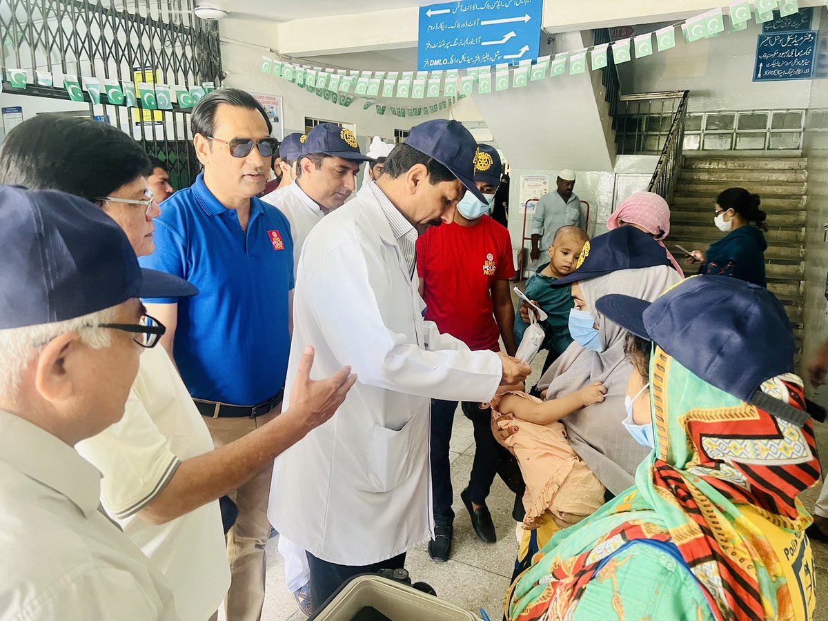 Rotary3272Pak's tweet photo. Polio NIDS activity by Rotary club RURYILA. https://t.co/pdsdloNK3b