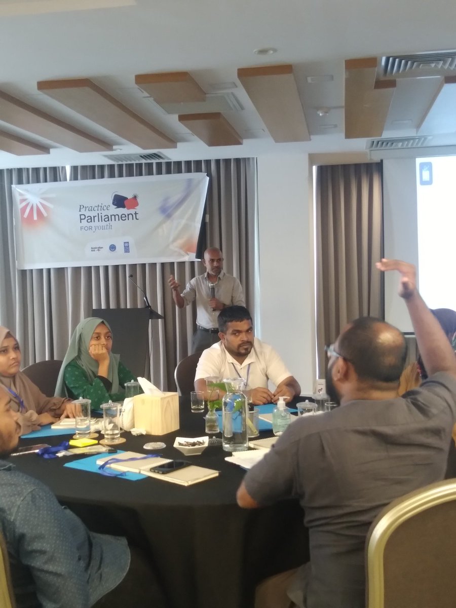 ICO_Maldives's tweet photo. We have conducted a fruitful session today at the #PracticeParliment on Right to Information organized by @UNDPMaldives in partnership with the @mvpeoplesmajlis. In this session Mahoali portal was also introduced to the participants of the session. https://t.co/GnYr1vN5a5