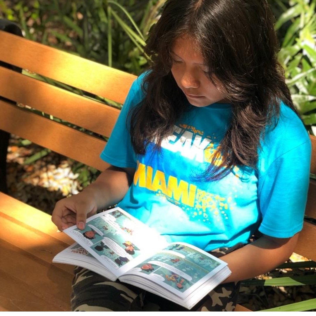 MiamiBookFair's tweet photo. Through our Books For Free Program, @BreakthroughMia summer camp students were able to read and learn this summer 💙 Huge shout-out to you!
Learn more about how you can help Books For Free: https://t.co/FvYO0PvUst
#MiamiBookFair #BooksForFree #Literature #ReadingCommunity https://t.co/seXWp5N4K4