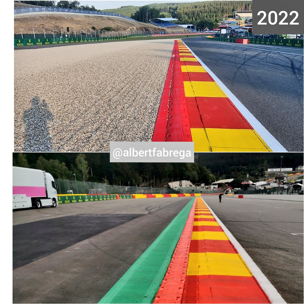 In pictures SpaFrancorchamps changes and comparison with previous