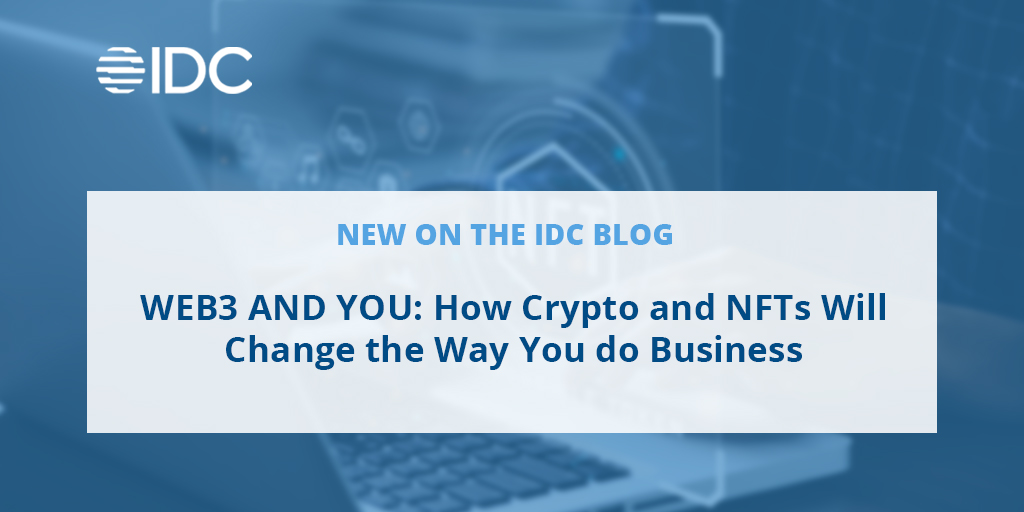 IDC's tweet photo. Revolutionary business opportunities are being cultivated with the combination of #Web3 and the use of #NFTs, data and content can now be accurately and equitably tracked.
Learn more on the #IDCBlog: https://t.co/plh0bMlRq6 https://t.co/CjBeV4IT4C