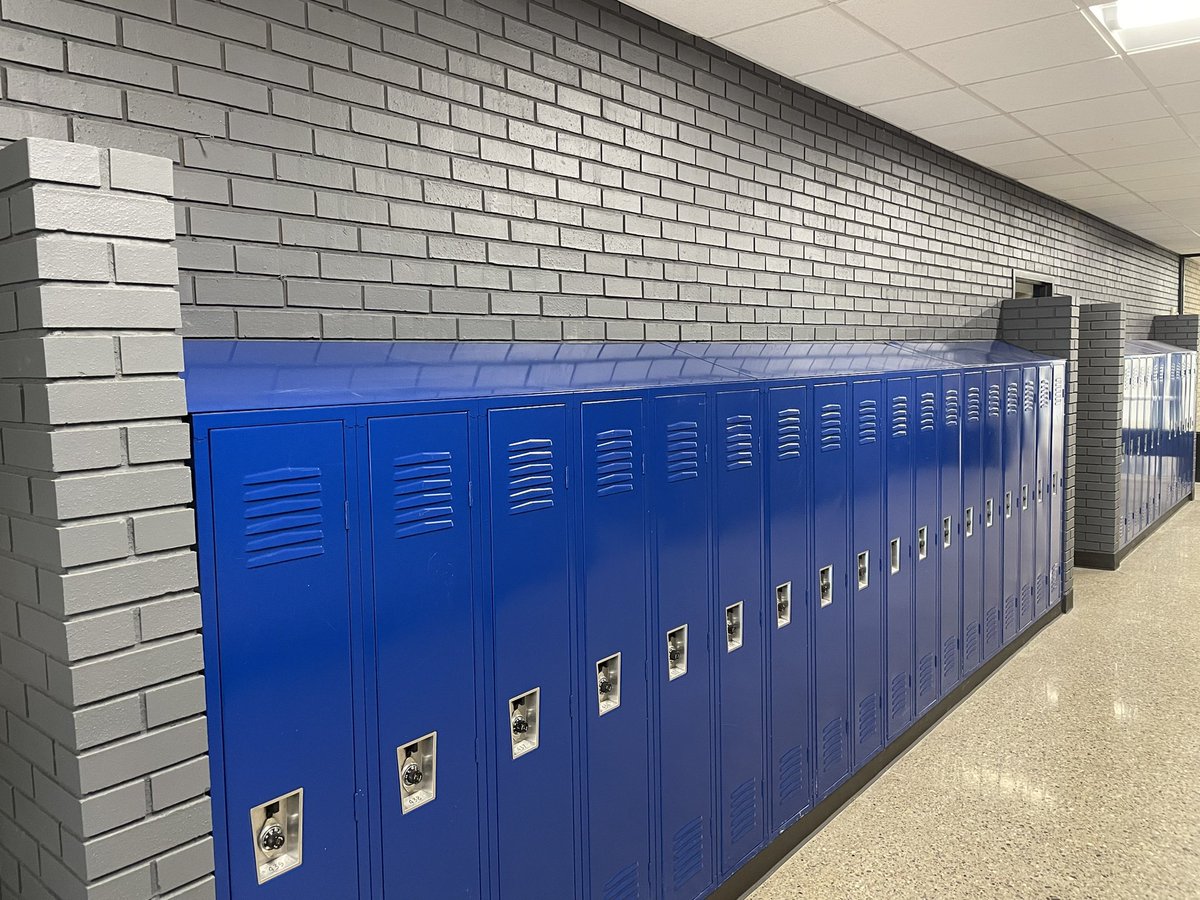 First day with students at RHS! New polished concrete, LED lights, brick stain… This building is going to look awesome once our project is complete! Can’t wait! 🐾