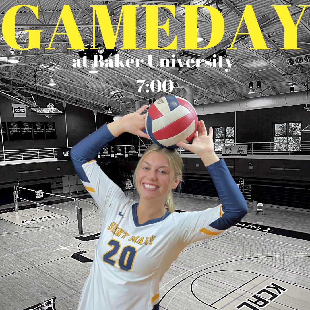 ‼️IT’S GAMEDAY!!!‼️We open the season at Baker tonight at 7:00!🤍💙💛