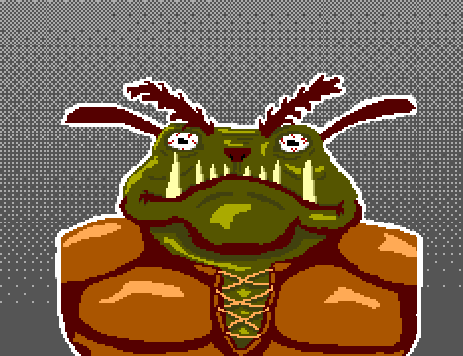 CptJackStowage's tweet photo. RIP Brogwar the bugbear thief, while you only lived 2 sessions, you will remain in my heart

#pixelart #dnd https://t.co/ysFJgmQJmI