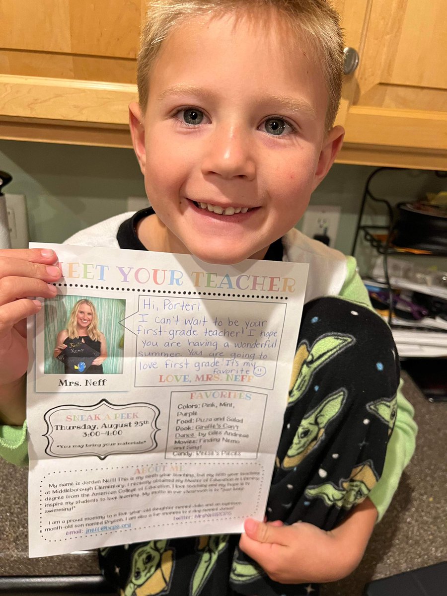 MrsNeffBCPS's tweet photo. Building relationships with students is what teaching is all about! I am so excited for the 2022-2023 school year 💙. https://t.co/VogHvKPavx