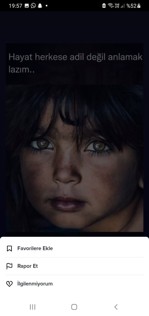 Hayat Herkese Adil değil Anlamak lazım .....