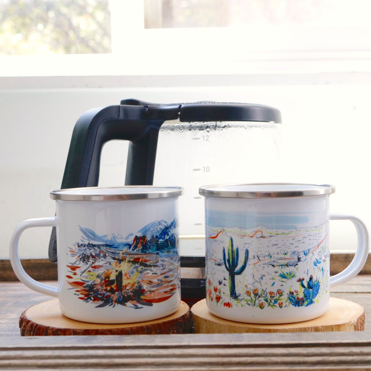 Hand-drawn by local artists, our campfire mugs are here to bring your vacation (and coffee) to the next level!

#coffeeconfessionals #spillyourbeans #morningcoffee #coffeetime #coffeedaily #specialtycoffee #coffeelove #coffeebeans #campingmugs #campfiremugs #smallbatchcoffee