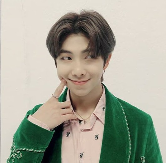 namjoon in green