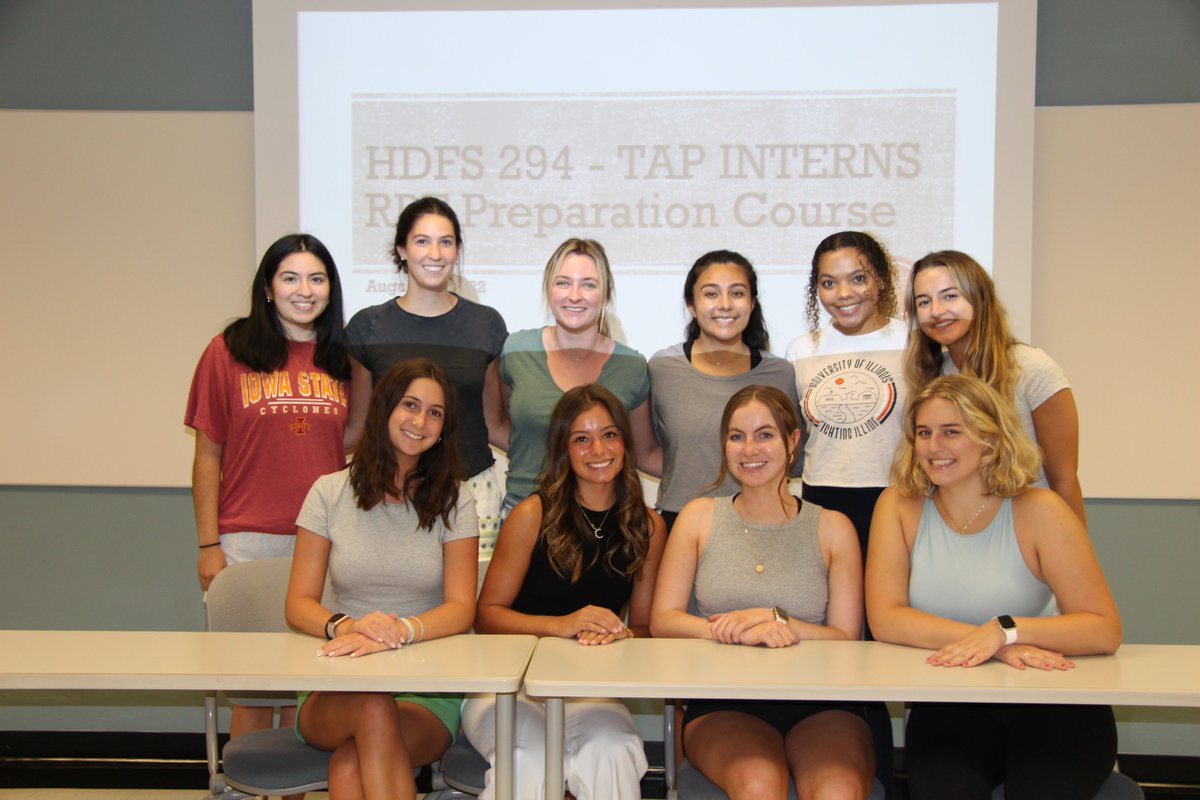 FRC is excited to welcome the new interns who will assist The Autism Program (TAP) on the #ILLINOIS campus this semester! Here they are attending the first day of the Research Internship class (HDFS 294) at Christopher Hall.