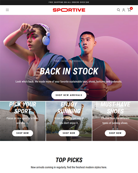 templates_site's tweet photo. If you're interested in building an #ecommerce #website to sell #sportinggoods, one of the first decisions you'll have to make is which platform you want to use to create and manage your #onlinestore. Fortunately, #Shopify is a great option! https://t.co/w0rvL2nGZ6 https://t.co/dkX3fR7UwN