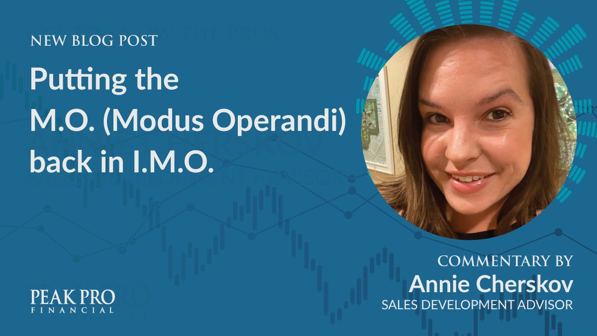 Peak_Pro's tweet image. ICYMI: Here's a gem blog post from Annie Cherskov, Sales Development Advisor. 

Fiduciaries must put their clients' interest above their own. Shouldn't IMOs do the same? 

All IMOs are not created equal. Read on: hubs.la/Q01jmhb70 

#peakpro #IMO #fiduciaryadvisor