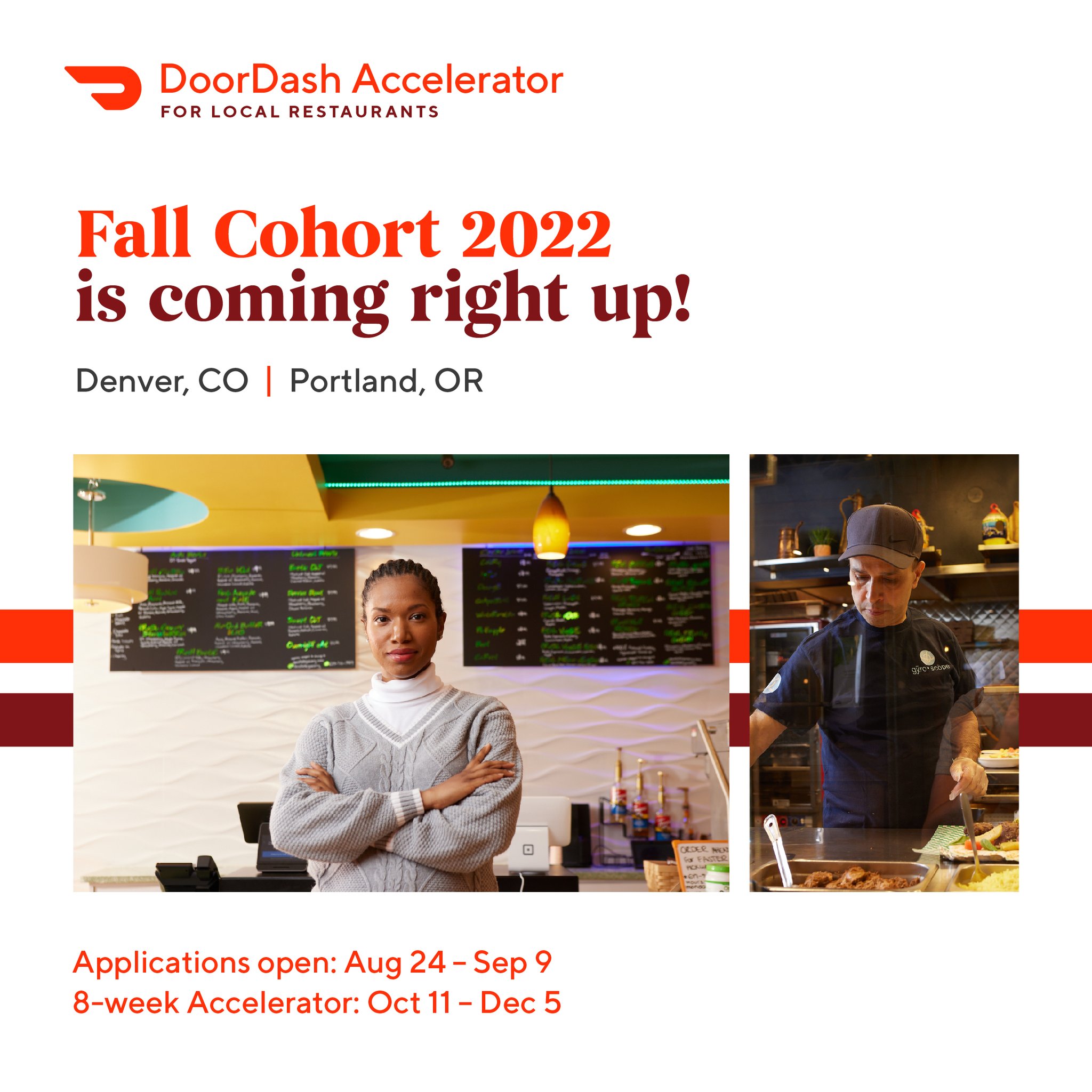 DoorDash Impact on Twitter "The DoorDash Accelerator for Local Restaurants in partnership with