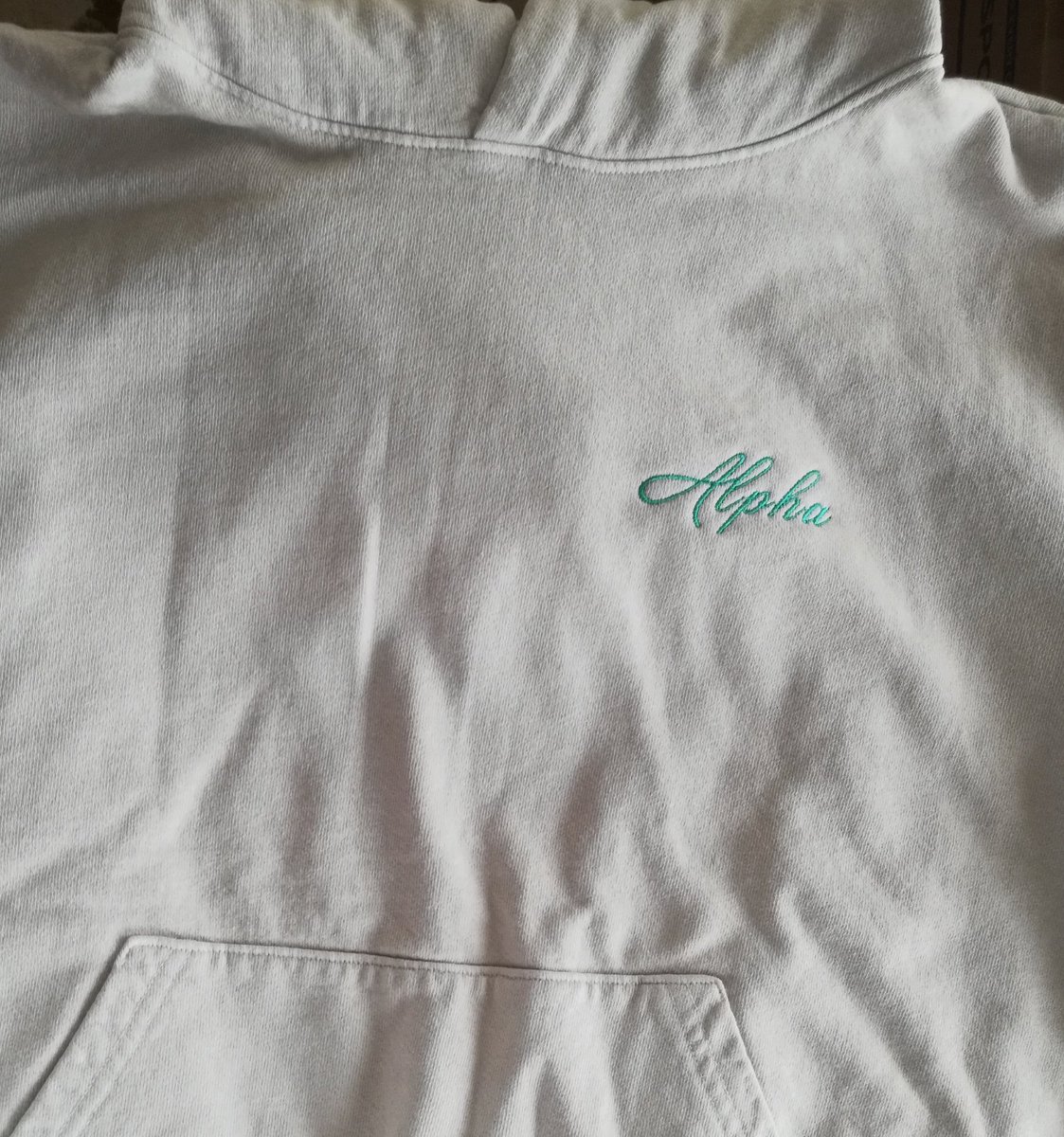 charleskoh's tweet photo. New samples rolling in from the shop for @alphagirlclub. The weight on these hoodies are next level. Can't wait for everyone to get one. https://t.co/treBP2niQE