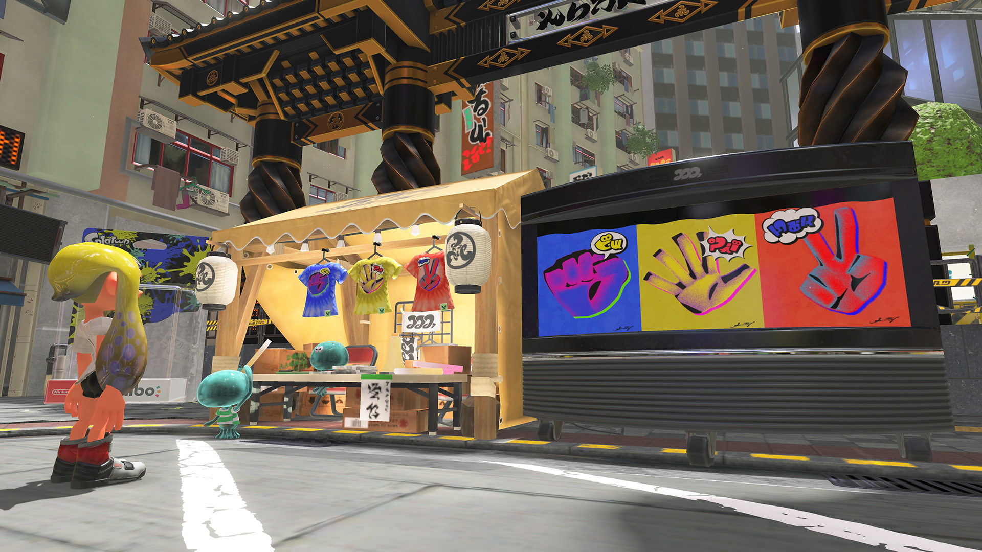 Splatoon スプラトゥーン スプラトゥーン3 前夜祭 が遊べるようになり フェス投票が開始されたぞ グー パー チョキ 3つの勢力から1つに投票し フェスtを受け取ろう 実際のバトルはまだ行えないが ポストから手書き投稿をすることは可能に