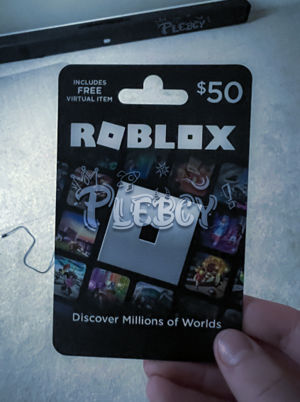 Card roblox 50 reais