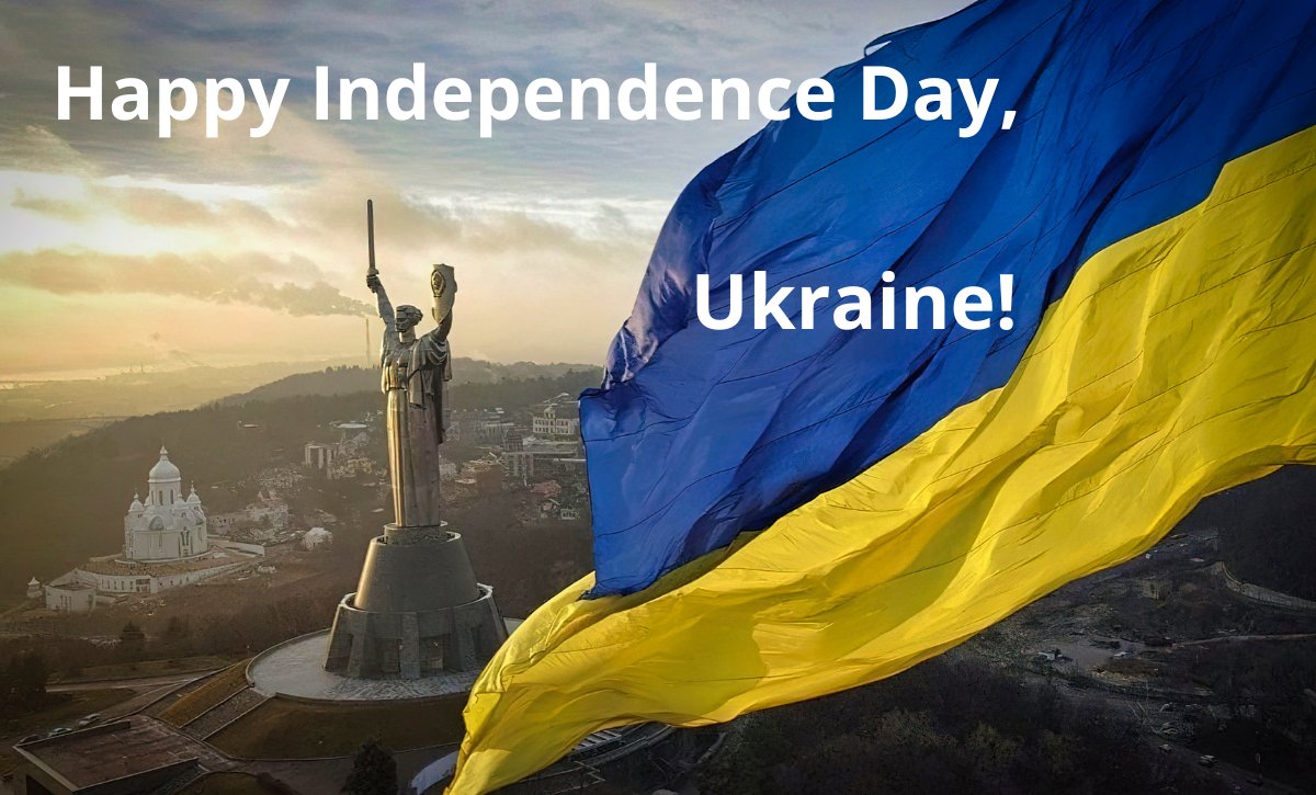 EnamineLtd's tweet photo. Today Ukraine celebrates the 31st anniversary of its independence. Unfortunately, our independence is threatened by Russia’s military aggression. But even in these challenging times, we continue to build a democratic state. We wish everyone peace and strength.
Glory to Ukraine! https://t.co/Nt2y4dy1h6