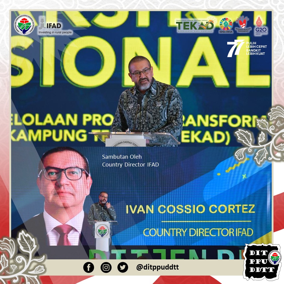 ditppuddt's tweet photo. Hai #SobatDesa 👋

Selasa (23/08/22) telah dilaksanakan Pembukaan Workshop Nasional Penguatan Kapasitas Pengelola Program TEKAD 2022 di Sultan Hotel &amp; Residence, Jakarta. Kegiatan dibuka secara resmi oleh Sekretaris Jenderal Kementerian Desa PDTT, dan Pimpinana Tinggi Madya. https://t.co/joJYwP1KaA