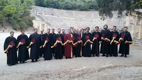 IMS2022Athens's tweet photo. #IMS2022 Live Concert | "Byzantine Chants Dedicated to the Dormition of the Virgin Mary", at the Metropolitan Cathedral of Athens. https://t.co/Gr5XLdGOPz