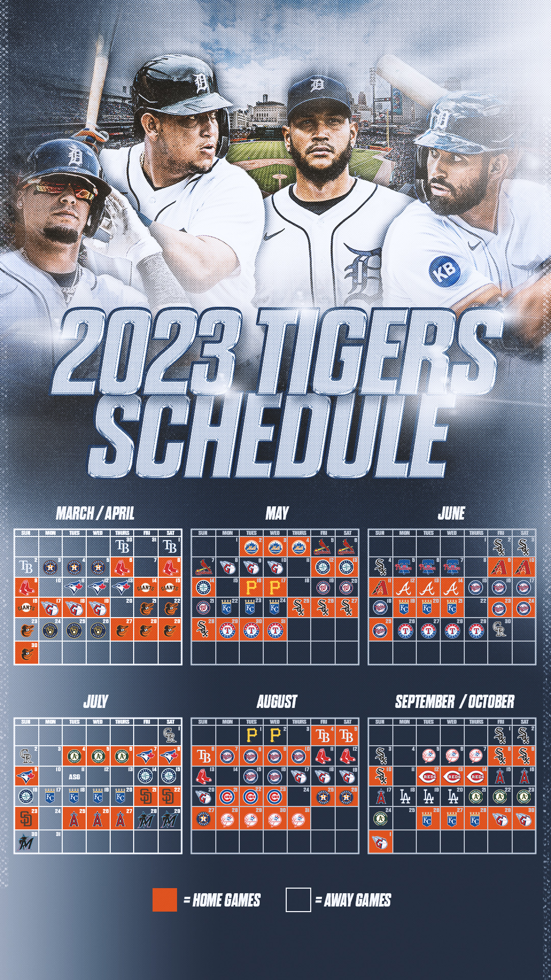 Detroit Tigers on Twitter "Mark your calendars! The 2023 Tigers