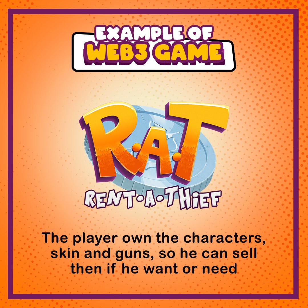 rentathief's tweet photo. Let’s talk a little about web 3 games? #gamedev #indiedev #indiegame #nft #Metaverse https://t.co/FT6PYdy345