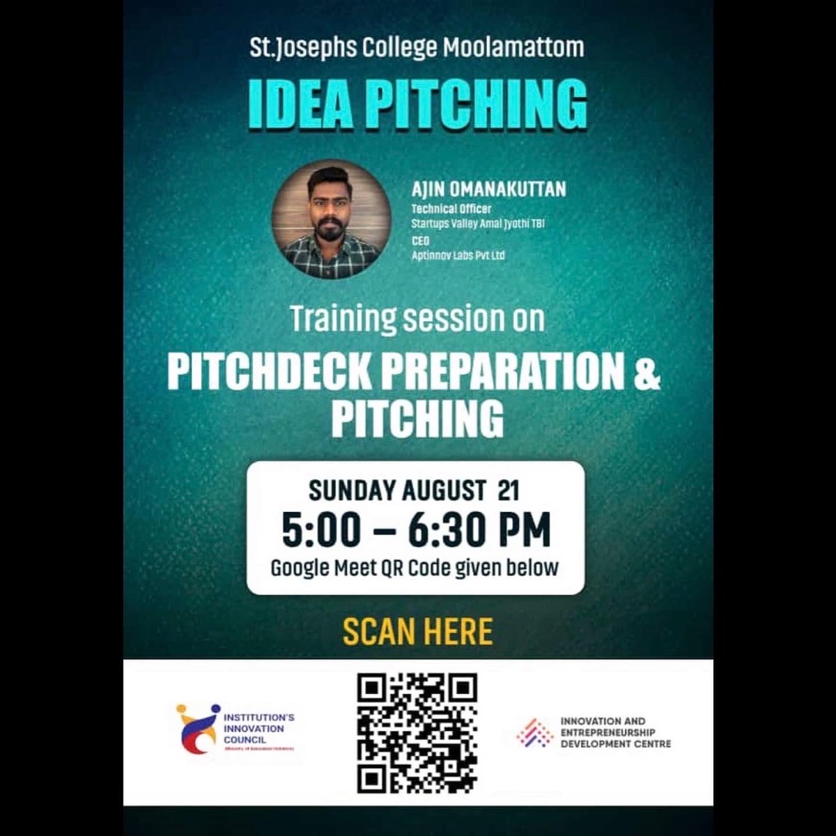 therealajin's tweet photo. The way to celebrate International Entrepreneurs Day ❤️ 

Training session on Pitchdeck Preparation &amp; Pitching 

Conducted by:
St. Joseph’s College Moolamattom, Idukki

#iedc #innovation #ksum #kerala #keralastartupmission #idukki #idea #technology #startup #pitching #pitchdeck https://t.co/MD9LBGRonw