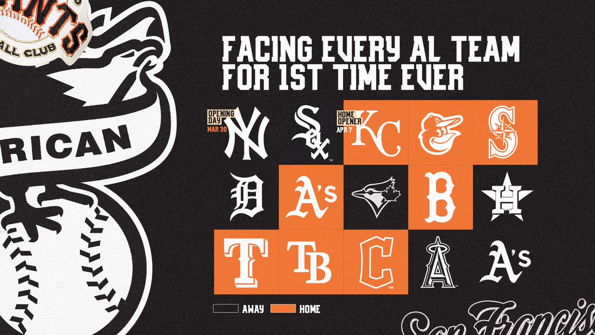 SFGiants's tweet photo. The #SFGiants 2023 schedule has been announced 🗓 https://t.co/cEHng3HCxd