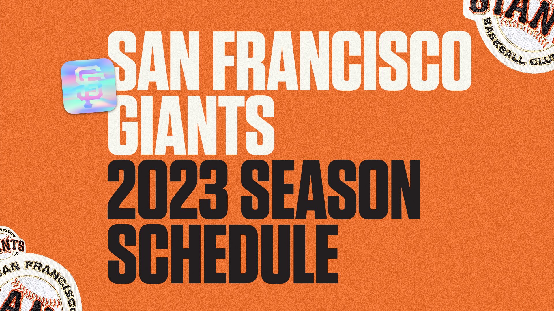 SFGiants on X: The #SFGiants 2023 schedule has been announced 🗓   / X