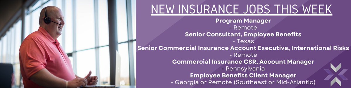 CSGRecruiting's tweet photo. Here are our featured jobs for the week! Search for these new positions and more on our website: https://t.co/n3YqWqJGTz
#CapstoneSearchGroup #CapstoneForCandidates #Hiring #HiringAndPromotion #Insurance #InsuranceIndustry #InsuranceJobs #InsuranceCareers https://t.co/aIgDDA3P5E