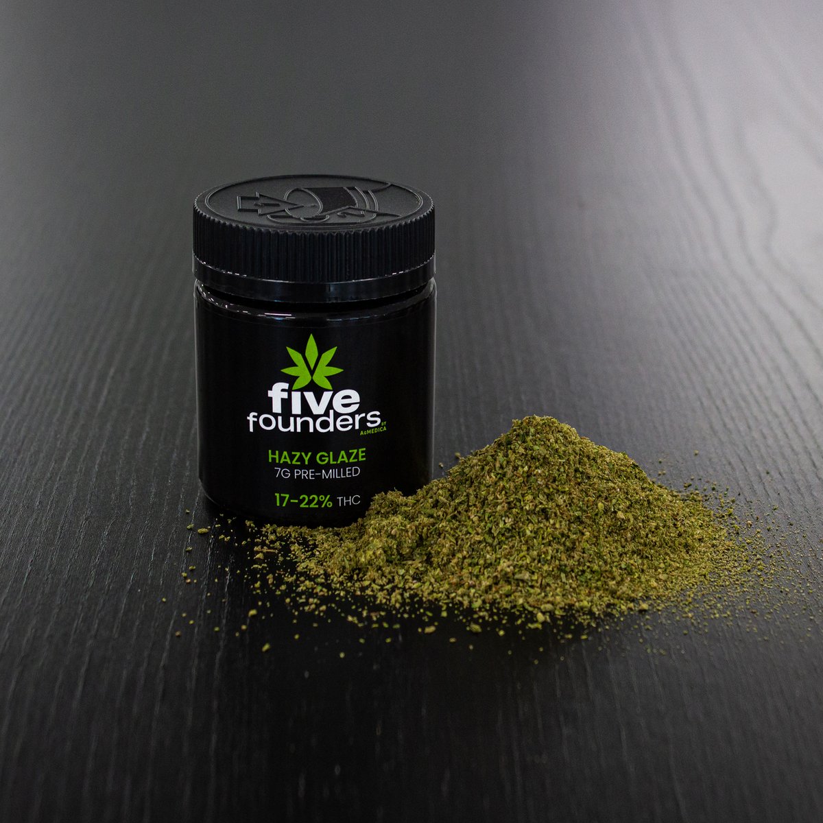 FiveFounders_'s tweet photo. We fill each jar of Five Founders Hazy Glaze with flavourful, single-strain, pre-milled cannabis.

Curated from quality indica-dominant whole flower - never from shake or trim - Hazy Glaze provides a potent THC range of 17-22%.

#FiveFounders #HazyGlaze #indica #premilled https://t.co/XSOlO6Yx0O