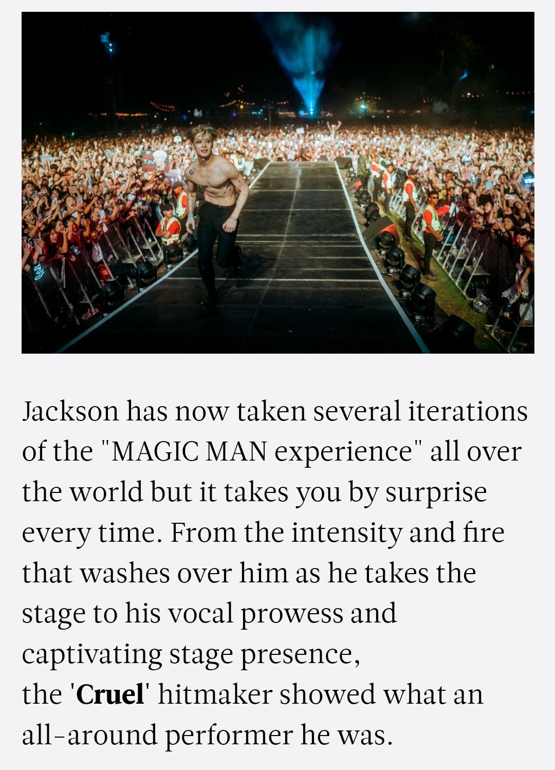 Jackson Wang World on Twitter ""Drawing one of the biggest crowds of