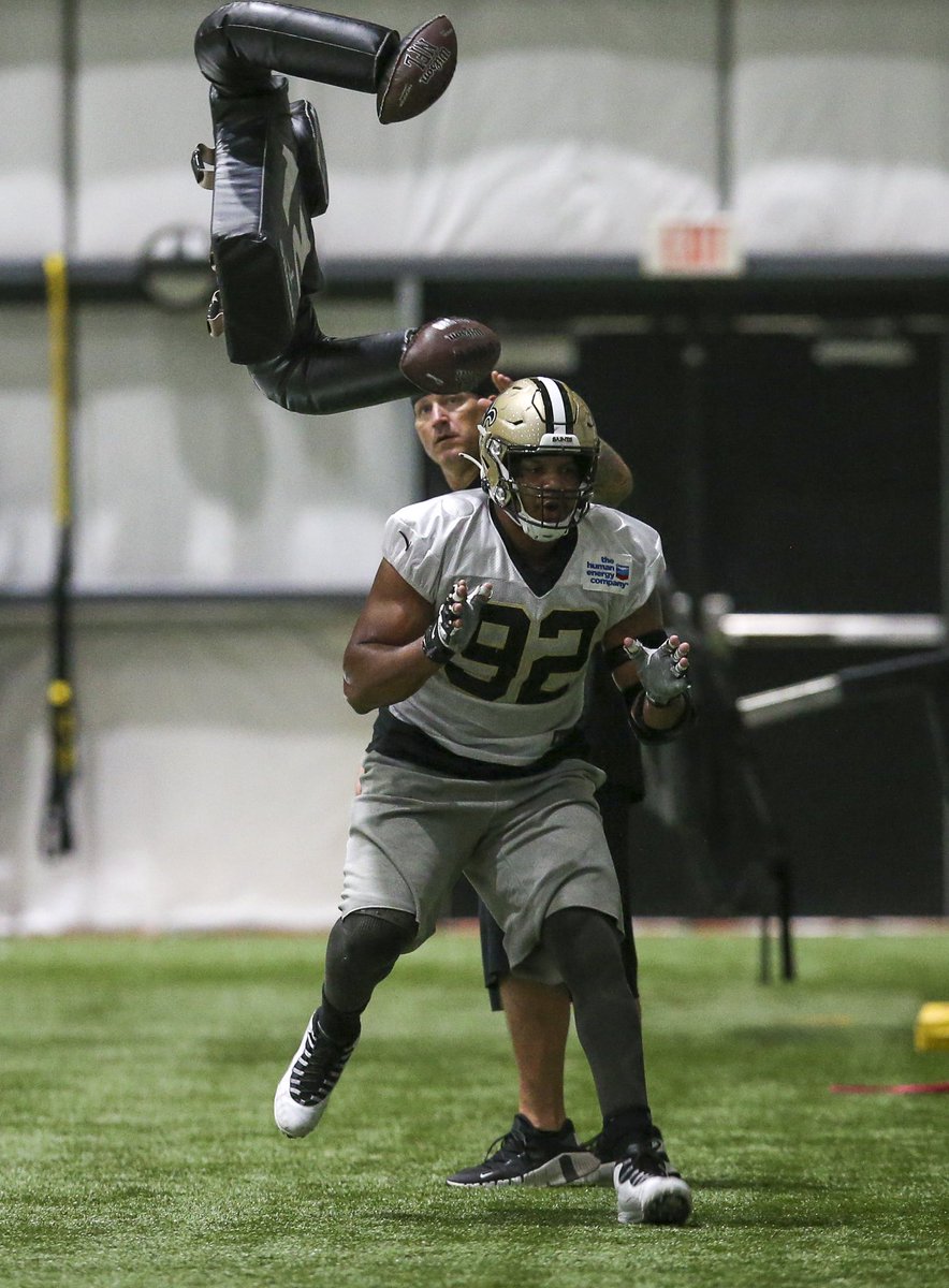 Great day of work for the squad 💪 

#Saints