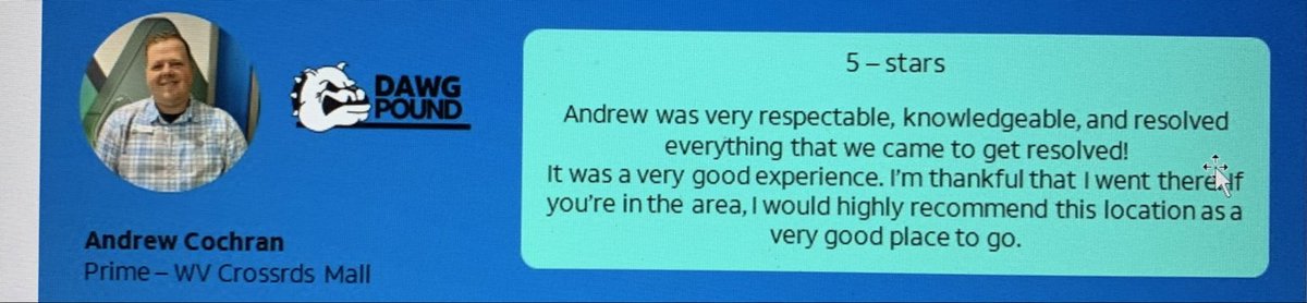 Chad Hackman (@chackm0n) on Twitter photo Shout out to my entire team at Crossroads Mall for the great feedback from a customer! Great job and thank you for the focus on the customer experience! <a href="/404girl/">Betsy Francis</a> <a href="/DaleB1/">Dale S. Brown</a> <a href="/TheOriginalV8/">Vanessa Nicole</a> <a href="/SeanPayne_ATT/">Sean Payne</a> Shout out to my entire team at Crossroads Mall for the great feedback from a customer! Great job and thank you for the focus on the customer experience! <a href="/404girl/">Betsy Francis</a> <a href="/DaleB1/">Dale S. Brown</a> <a href="/TheOriginalV8/">Vanessa Nicole</a> <a href="/SeanPayne_ATT/">Sean Payne</a>