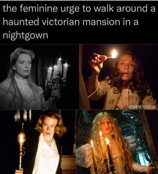 TheJessicat27's tweet photo. Please send abandoned victorian mansions for me and @Madame_Absinthe to dramatically walk around in while wearing our nighties &amp; robes. 🥀💀

#goth #gothic #victorianmansion #dramatic #murderrobe #dramaticaf #gothicgirl #gothicfashion #hauntedvictorianmansion #justfemininethings https://t.co/Kk54OS31o8